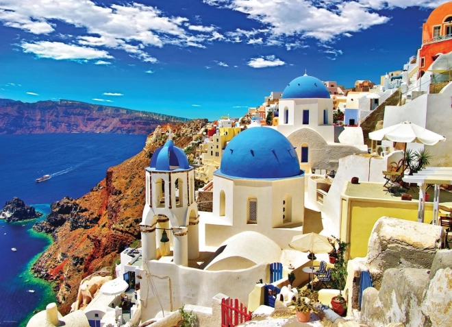 Puzzle Oia, Santorini, Grecia 1000 pezzi