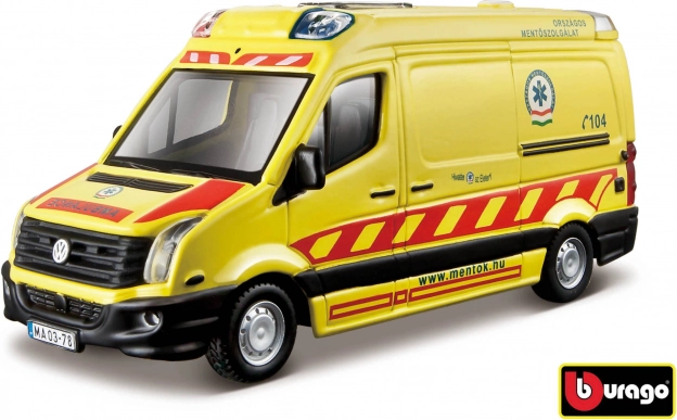 Bburago ambulanza di soccorso Volkswagen Crafter 1:50