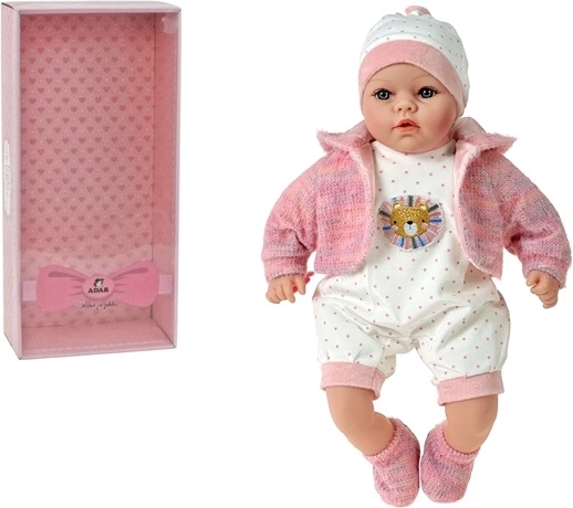Bambola bebè parlante con suoni (polacco) 45 cm