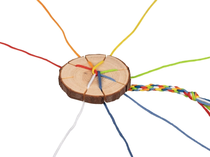 Dischetto per intrecciare braccialetti dell’amicizia - 1 pezzo