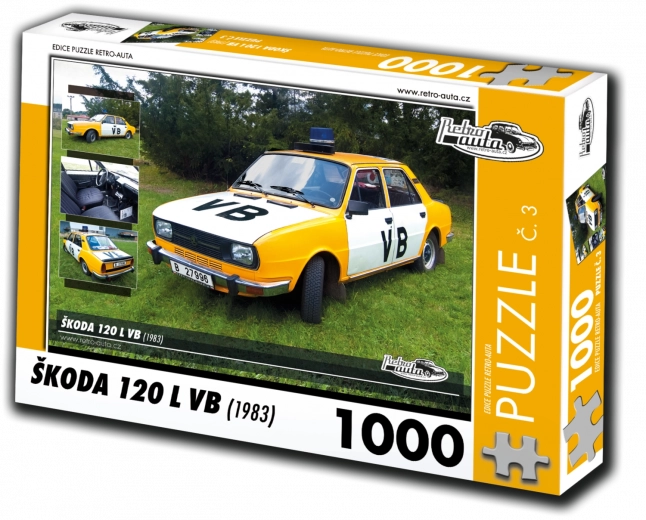 Puzzle RETRO-AUTA Škoda 120 L VB 1000 pezzi
