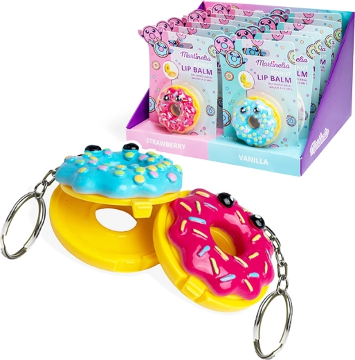 Balsamo labbra Donut portachiavi 4 g - 1 pezzo