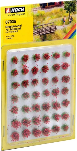 Ciuffi di erba fiorita mini set 42 pz