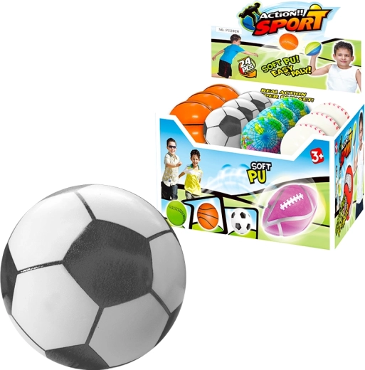 Pallina Sport 7 cm – morbida palla in schiuma per bambini