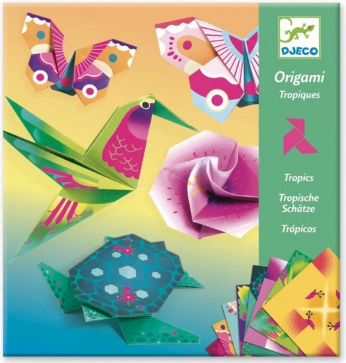 Origami neon Tropici di Djeco