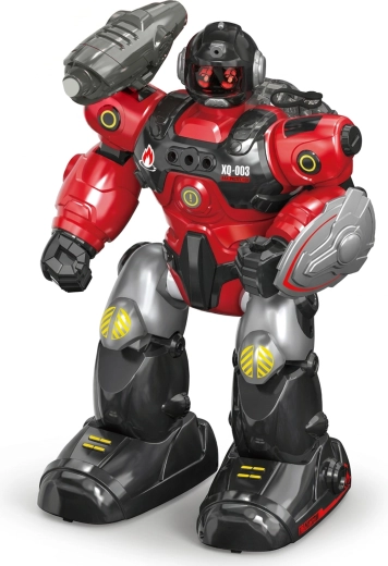 Robot pompiere radiocomandato che spruzza acqua, 40 cm
