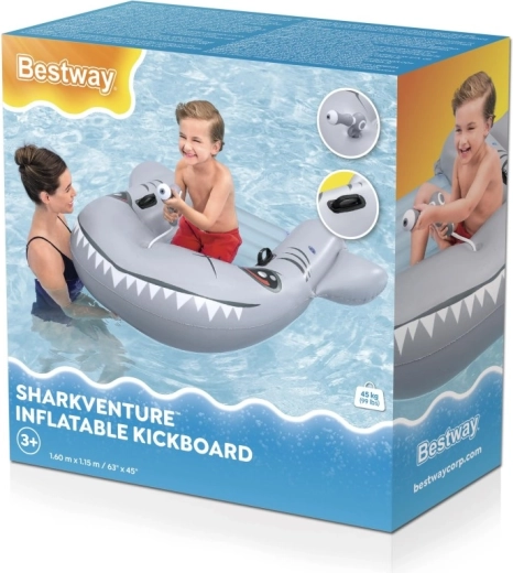 Imbarcazione gonfiabile a forma di squalo con cannone ad acqua BESTWAY 160 × 115 cm