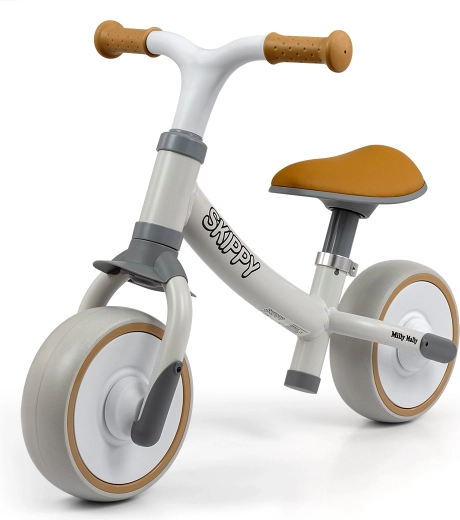 Bicicletta senza pedali Milly Mally Skippy bianca
