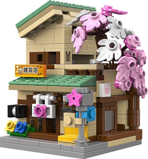 CaDA Mini Kitty's negozio di alimentari in scala 1:65 da costruire