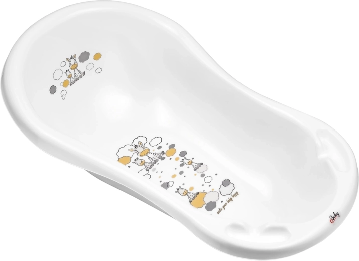 Vaschetta per bambini MALTEX Zebra 84 cm – bianca