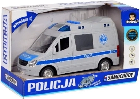 Auto della polizia con luci e suoni 1:16