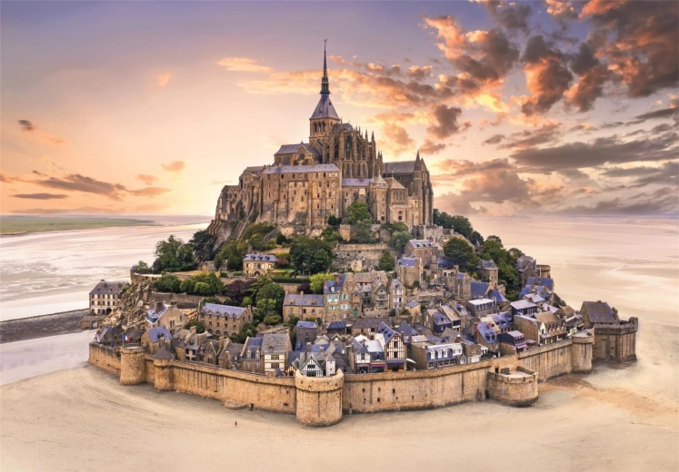 Puzzle Mont Saint-Michel 1500 pezzi CLEMENTONI