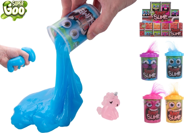 Super Goo slime – mostro peloso 8 cm, 100 g