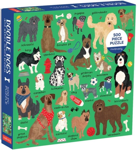 Puzzle razze canine Mudpuppy 500 pezzi