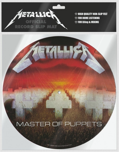 Tappetino per giradischi con motivo Metallica - Master of Puppets