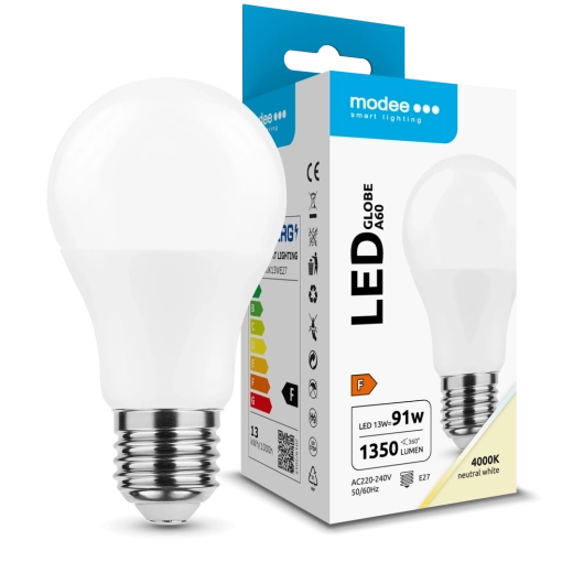 Lampadina LED MODEE LIGHTING Globe A60 13 W E27 bianco neutro
