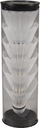 Set di cestini bianchi in plastica 6 pz