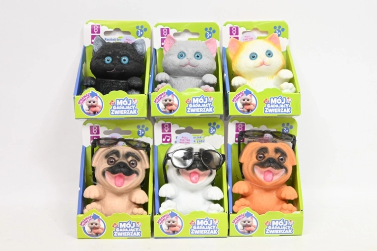 Il mio animaletto parlante – giocattolo interattivo parlante (mix gattino o cagnolino)
