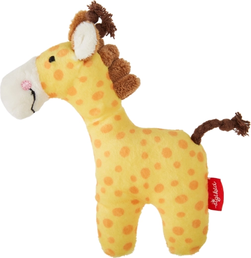 Sigikid prima giraffa di peluche con sonaglio 15 cm