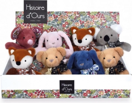 Doudou Histoire d'Ours peluche animale 20 cm