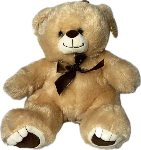 Orsetto di peluche marrone chiaro 28 cm