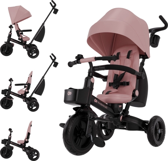 Kinderkraft Aveo 2 plus triciclo rosa
