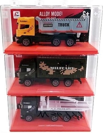 Mini camion in metallo 11 cm in scatola (mix 14 tipi) - 1 pezzo