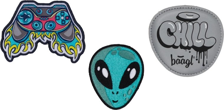Distintivi intercambiabili BAAGL Baaglies – set Chill, 3 pz