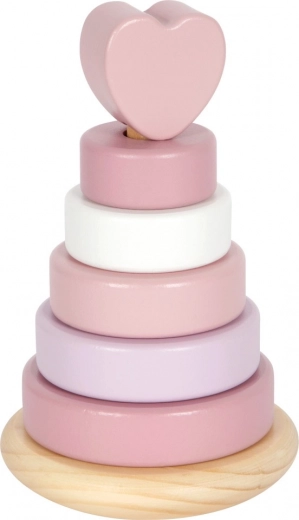 Torre impilabile di legno cuore