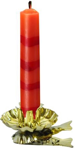 Portacandele per albero di Natale TORO, 10 pz, oro