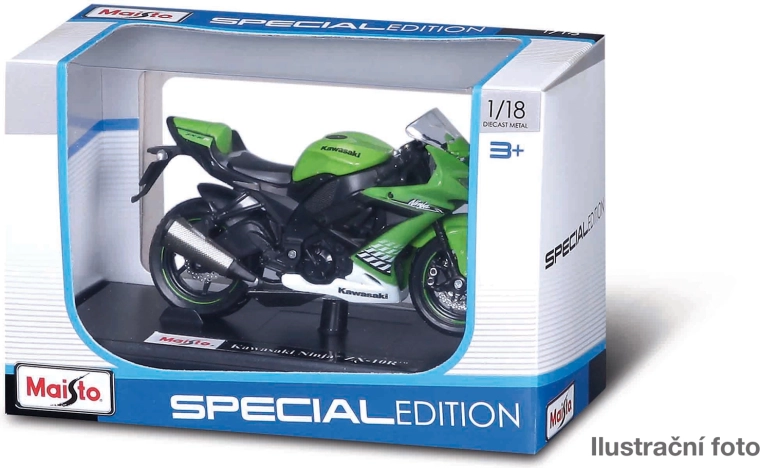 Maisto modello in metallo di motocicletta Wheelers 1:18 assortito
