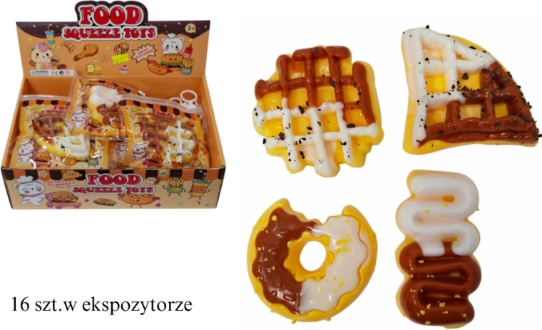 Biscotto antistress assortito con ciondolo - 1 pezzo