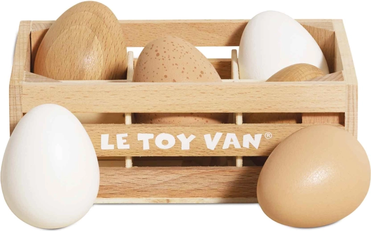 Uova di legno in cassetta Le Toy Van