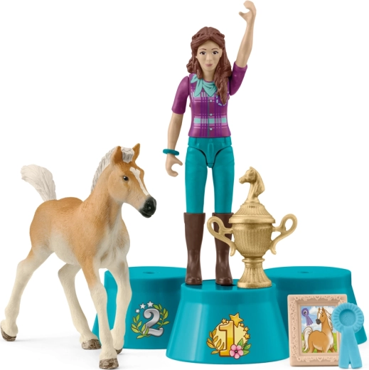 Schleich Pocket Set – premiazione dopo il torneo con Lisa e il puledro