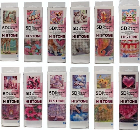 Mosaico diamantato 5D kit creativo 20 × 20 cm - 1 pezzo