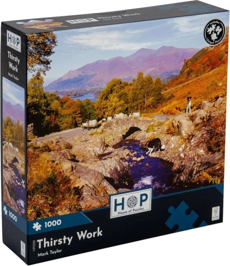 House of Puzzles Ristoro presso il ruscello – puzzle da 1000 pezzi