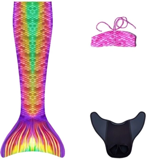 Coda di sirena - monopinna per nuoto Cancun + bikini