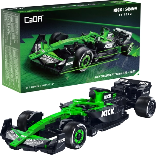 Set di costruzione CaDA auto da corsa KICK SAUBER F1 C45 (scala 1:24, 348 pezzi)