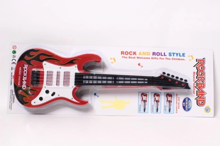 Chitarra elettronica per bambini a batterie in blister