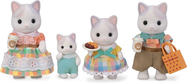 Famiglia di gatti Latte