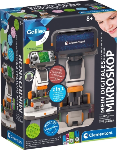 Clementoni Galileo Lab microscopio digitale 2in1 - 1 pezzo