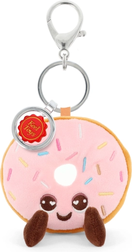 Keeleco portachiavi per borsa a forma di donut 12 cm