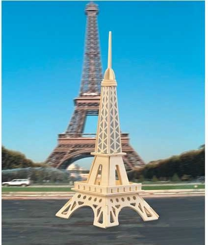 Woodcraft puzzle 3D in legno Torre Eiffel