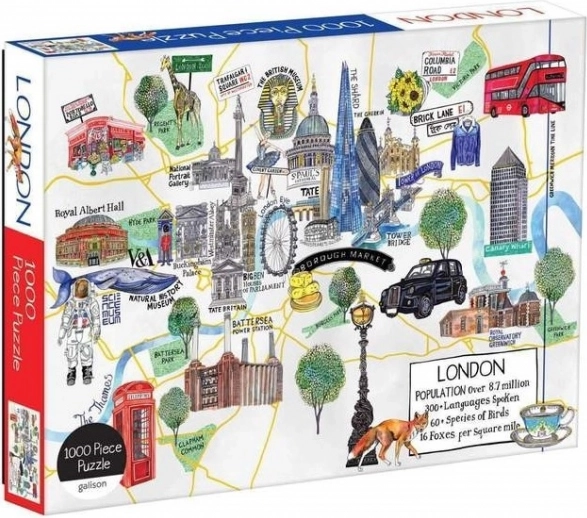 Puzzle mappa di Londra 1000 pezzi