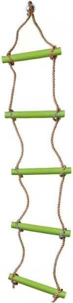 Scala da arrampicata con pioli in plastica per bambini