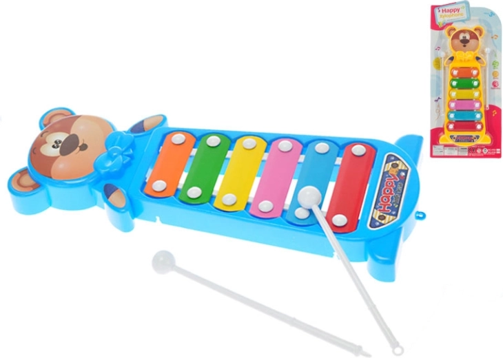 Xilofono orsetto 28 cm – giocattolo musicale per bambini