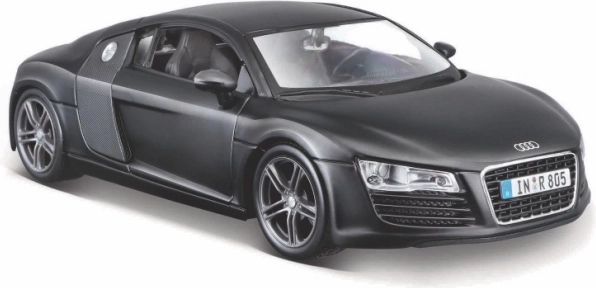 Modello di auto AUDI R8 1:24 nero