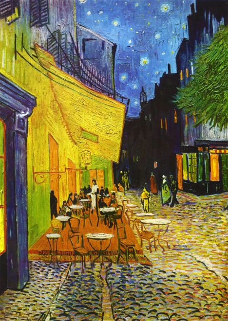 Puzzle Vincent van Gogh: Terrazza del caffè la sera 1000 pezzi