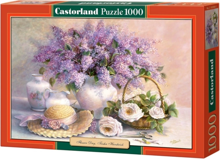 Puzzle Castorland fiori – lillà e rose, 1000 pezzi