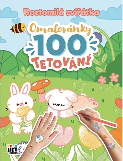Album da colorare e 100 tatuaggi di adorabili animaletti